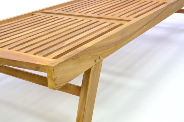 Ξύλινη Ξαπλώστρα Teak 197x65 cm - Image 6