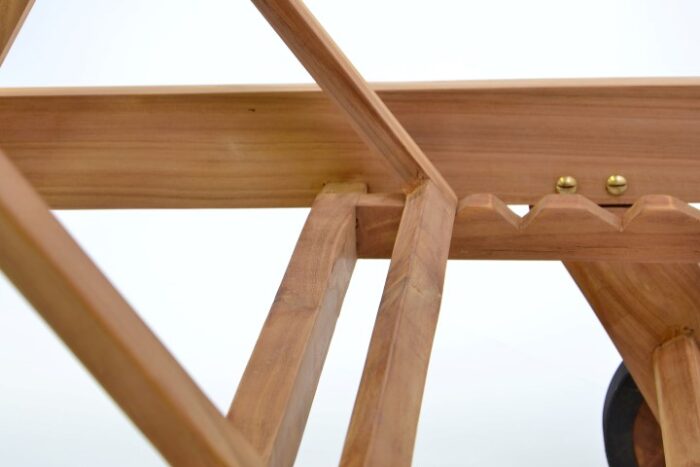 Ξύλινη Ξαπλώστρα Teak 197x65 cm - Image 5