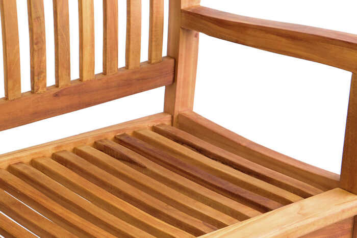 Ξύλινο παγκάκι κήπου Teak 180cm - Image 4