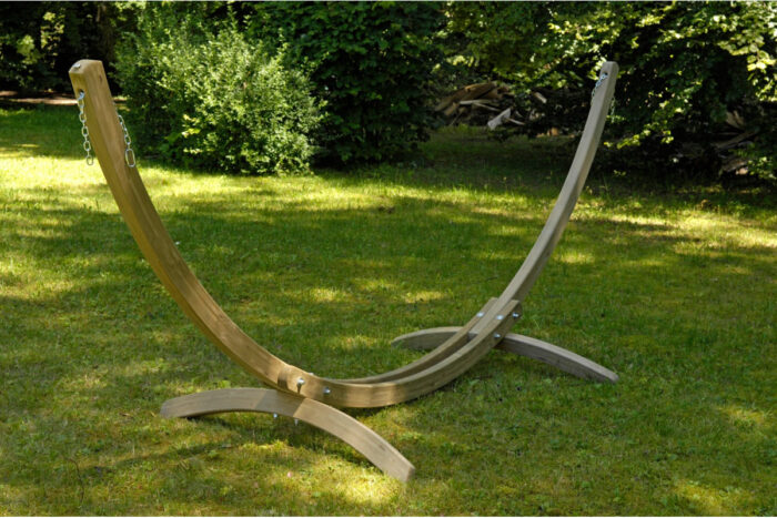 Ξύλινη βάση αιώρας Olymp 395x143x145cm - Image 1