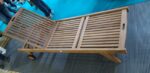 Ξύλινη Ξαπλώστρα Teak 197x65 cm - Image 9
