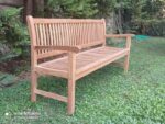 Ξύλινο παγκάκι κήπου Teak 180cm - Image 7