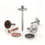 Ροδέλα πολυκαρμπονικών μεταλλική με βίδα inox 4,5 x 60 mm