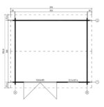 Ξύλινο Σπίτι Φαίδρα 370 x 320 x (Y) 245 cm - Image 4