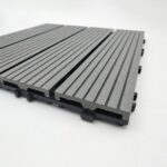 Πλακάκι WPC Γραμμωτό 30x30 cm Γκρι ανοιχτό classic - Image 2