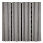 Πλακάκι WPC Γραμμωτό 30x30 cm Γκρι ανοιχτό classic - Image 4