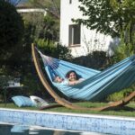 Αιώρα από οργανικό βαμβάκι Modesta Azure Double - Image 3