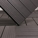 Πλακάκι WPC Γραμμωτό 30x30 cm Καφέ dark - Image 2