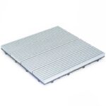 Πλακάκι WPC Γραμμωτό 30x30 cm Γκρι silver