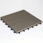 Πλακάκι WPC Γραμμωτό 30,5 x 30,5 cm Γκρι-καφέ