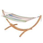 Αιώρα Chillounge Palma Green Bay με ράβδο και σταντ Ευκαλύπτου - Image 4