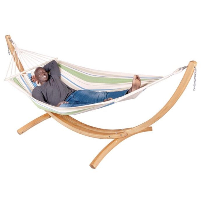 Αιώρα Chillounge Palma Green Bay με ράβδο και σταντ Ευκαλύπτου - Image 11