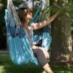 Αιώρα κάθισμα Habana Azure από οργανικό βαμβάκι - Image 5