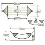 Αιώρα καπιτονέ Alabama arabica με ράβδο King size - Image 10