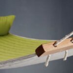 Αιώρα καπιτονέ Alabama Avocado με ράβδο King size - Image 3