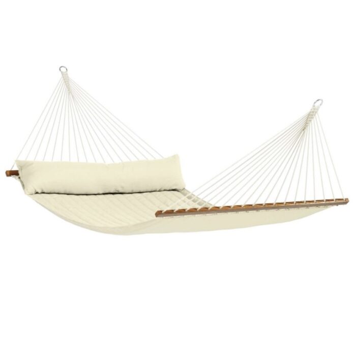 Αιώρα καπιτονέ Alabama Vanilla με ράβδο King size - Image 1