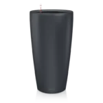 Αυτοποτιζόμενη Γλάστρα Lechuza Rondo Charcoal Matt