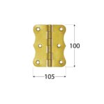 Μεντεσές πόρτας 100x105mm