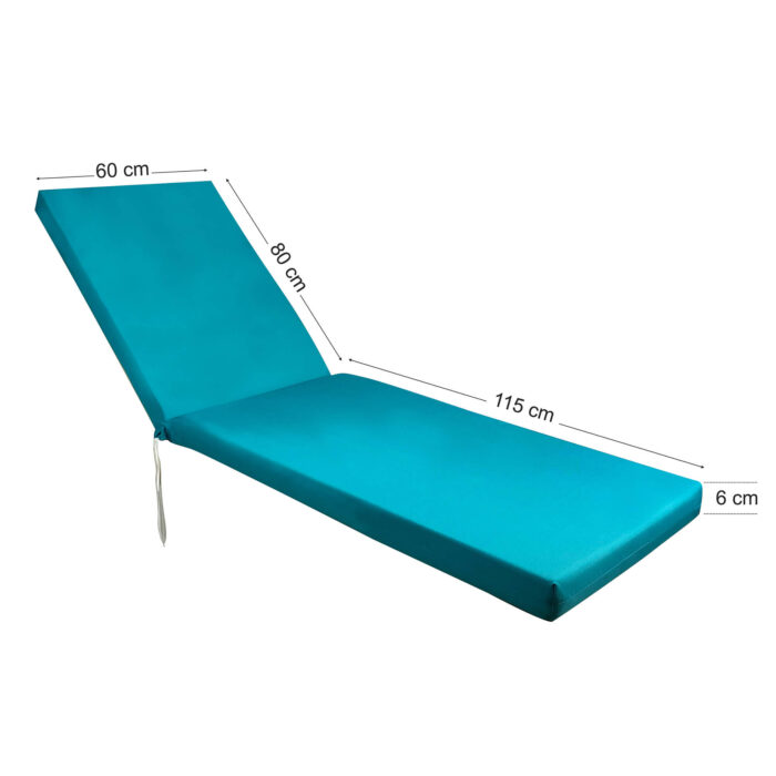 Στρώμα ξαπλώστρας από ύφασμα 195x60x6cm σε διάφορα χρώματα - Image 2