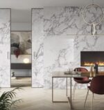 Alluslate Επένδυση αλουμινίου 120x260cm Calacatta Glazed