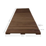 Σταθερός Ξύλινος Διάδρομος Παραλίας 200x95cm - Image 2