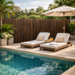 Καλαμωτή Μπαμπού Μαύρο 25 - 30 mm περαστό σύρμα