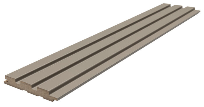 MDF panel με 3D πηχάκια BEAT DL 1,6/11,9/275 cm Sand Grey 506090 - Image 5