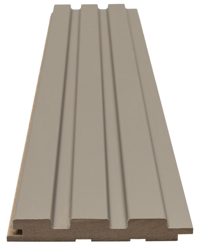 MDF panel με 3D πηχάκια BEAT DL 1,6/11,9/275 cm Sand Grey 506090 - Image 4
