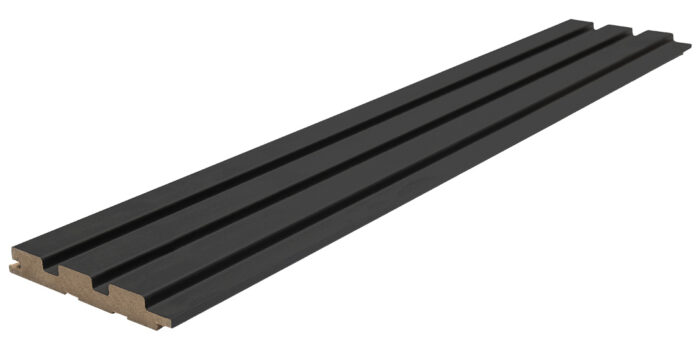 MDF panel με 3D πηχάκια BEAT DL 1,6/11,9/275 cm Black Lead 507090 - Image 5