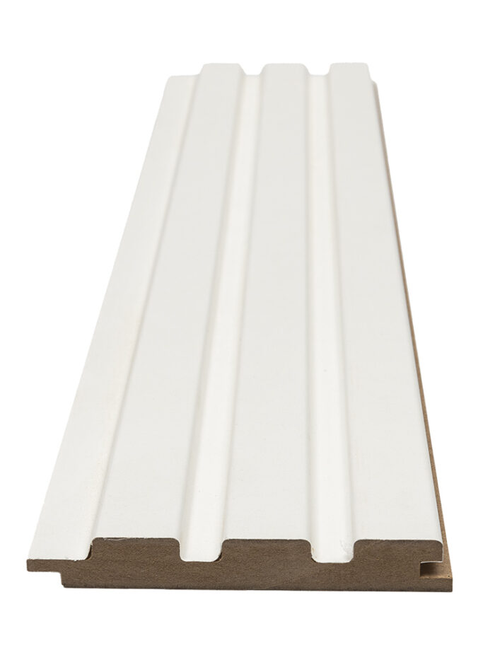MDF panel με 3D πηχάκια BEAT ST 1,6/11,9/275 cm White 502040 - Image 4