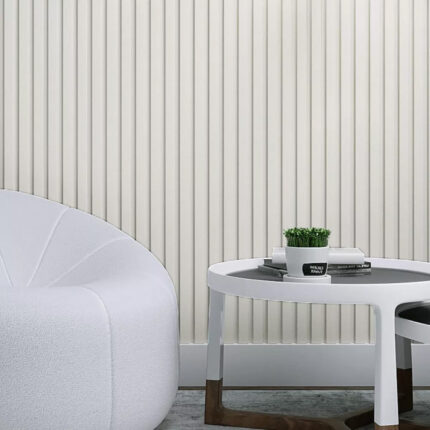 MDF panel με 3D πηχάκια BEAT ST 1,6/11,9/275 cm White 502040