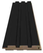 MDF panel με 3D πηχάκια BEAT ST 1,6/11,9/275 cm Black 505090 - Image 4