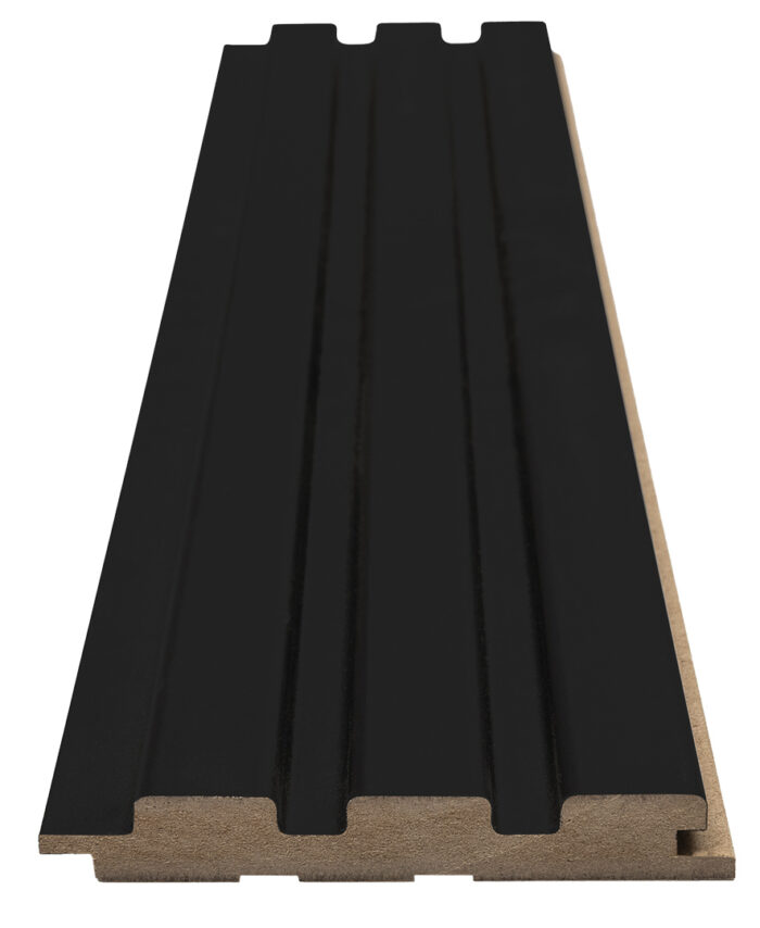 MDF panel με 3D πηχάκια BEAT ST 1,6/11,9/275 cm Black 505090 - Image 4