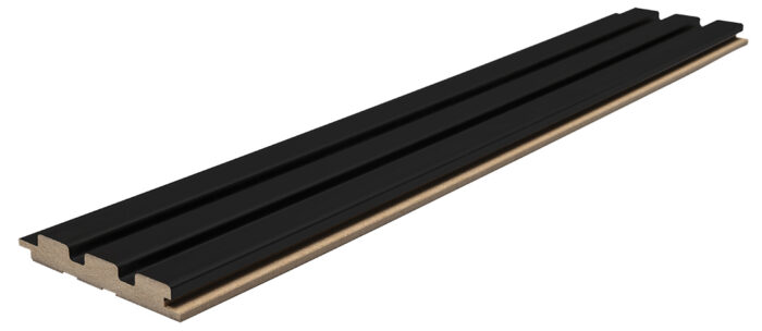 MDF panel με 3D πηχάκια BEAT ST 1,6/11,9/275 cm Black 505090 - Image 5