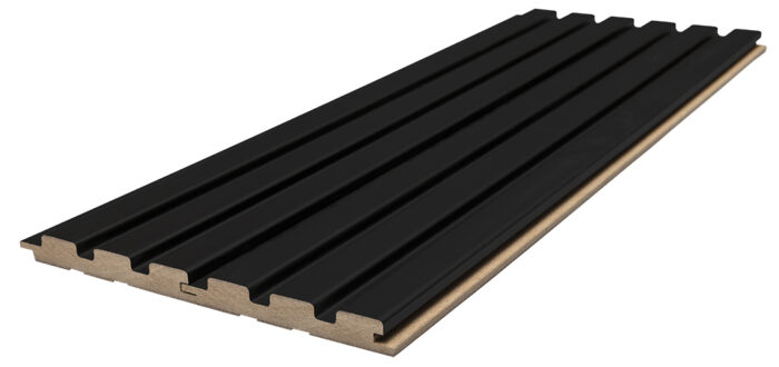 MDF panel με 3D πηχάκια BEAT ST 1,6/11,9/275 cm Black 505090 - Image 2