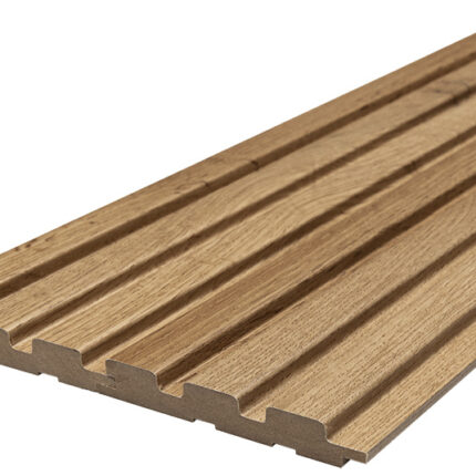 MDF panel με 3D πηχάκια BEAT ST 1,6/11,9/275 cm Pecan 508090