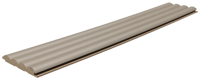 MDF panel με 3D πηχάκια WAVE DL 1,6/11,9/275 cm Sand Grey 806090 - Image 4