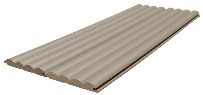 MDF panel με 3D πηχάκια WAVE DL 1,6/11,9/275 cm Sand Grey 806090 - Image 2