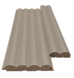 Πηχάκι διπλό έναρξη-τελείωμα WAVE DL 16/55/2750mm Sand Grey 806090 - Image 3