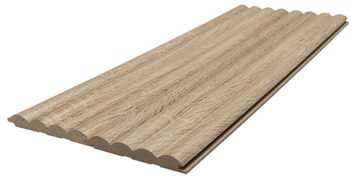 MDF panel με 3D πηχάκια WAVE ST 1,6/11,9/275 cm Vintage Oak 801050 - Image 2