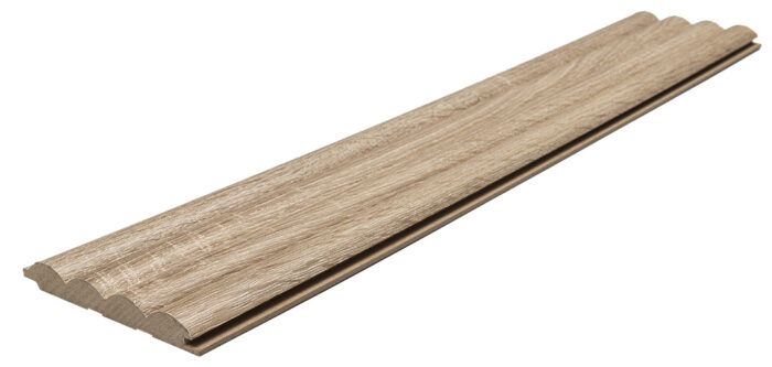 MDF panel με 3D πηχάκια WAVE ST 1,6/11,9/275 cm Vintage Oak 801050 - Image 5