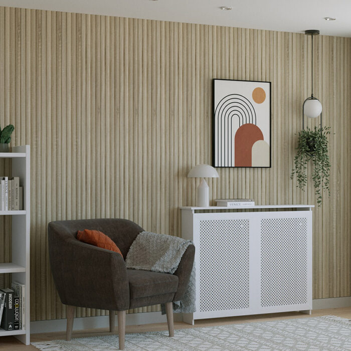 MDF panel με 3D πηχάκια WAVE ST 1,6/11,9/275 cm Vintage Oak 801050 - Image 1