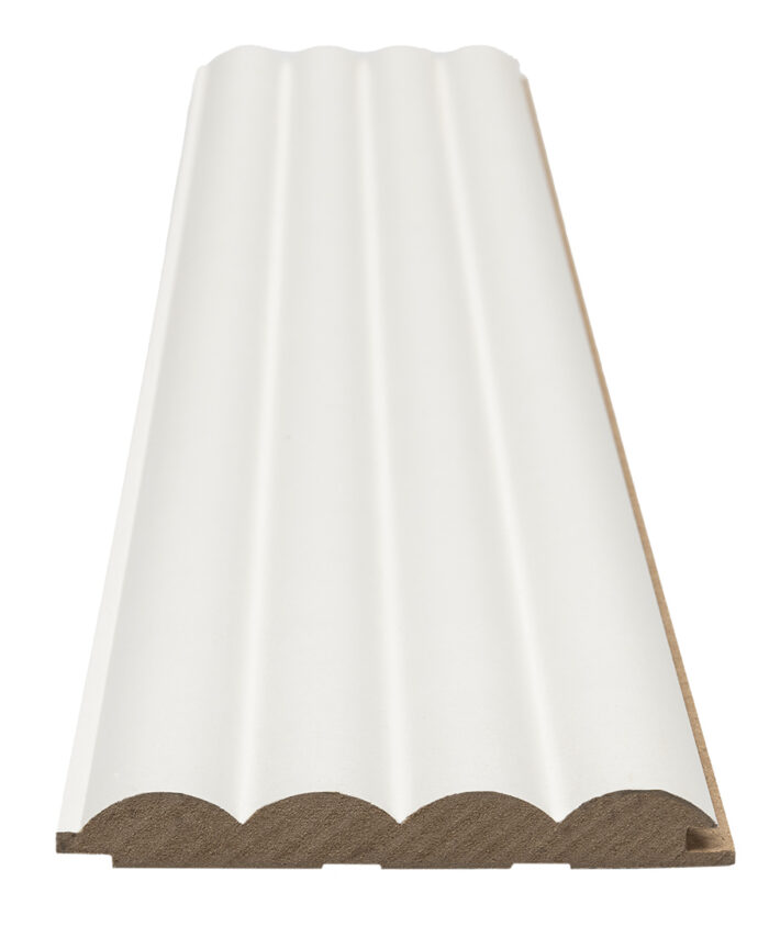 MDF panel με 3D πηχάκια WAVE ST 1,6/11,9/275 cm White 802040 - Image 4