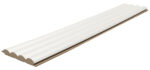 MDF panel με 3D πηχάκια WAVE ST 1,6/11,9/275 cm White 802040 - Image 5