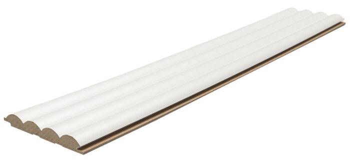 MDF panel με 3D πηχάκια WAVE ST 1,6/11,9/275 cm White 802040 - Image 5