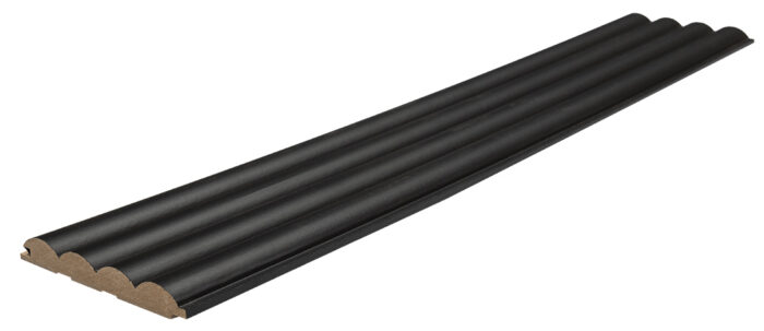 MDF panel με 3D πηχάκια WAVE ST 1,6/11,9/275 cm Black 805090 - Image 5