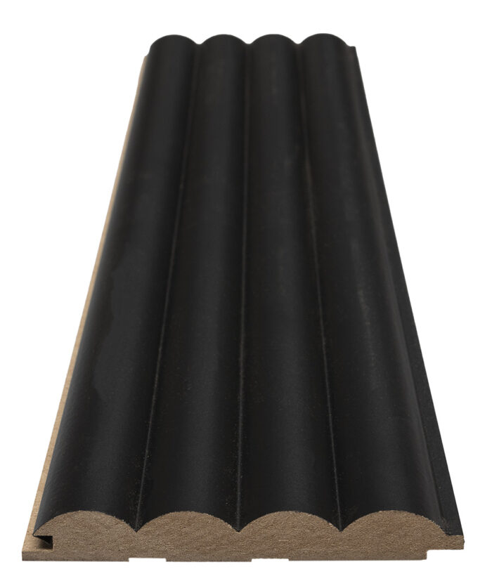 MDF panel με 3D πηχάκια WAVE ST 1,6/11,9/275 cm Black 805090 - Image 4
