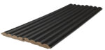 MDF panel με 3D πηχάκια WAVE ST 1,6/11,9/275 cm Black 805090 - Image 2