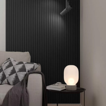 MDF panel με 3D πηχάκια WAVE ST 1,6/11,9/275 cm Black 805090