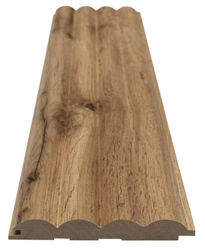 MDF panel με 3D πηχάκια WAVE ST 1,6/11,9/275 cm Pecan 808090 - Image 4